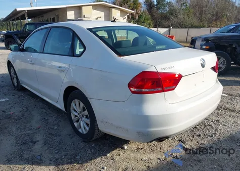 2013 Volkswagen Passat S from USA, damaged, VIN 1VWAP7A39DC085326
